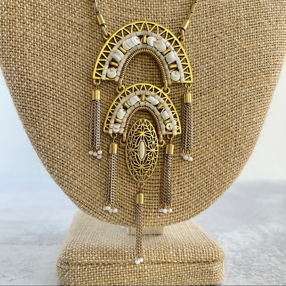 Stella & Dot Mirage Tassel Pendant Necklace - Picture 1 of 8